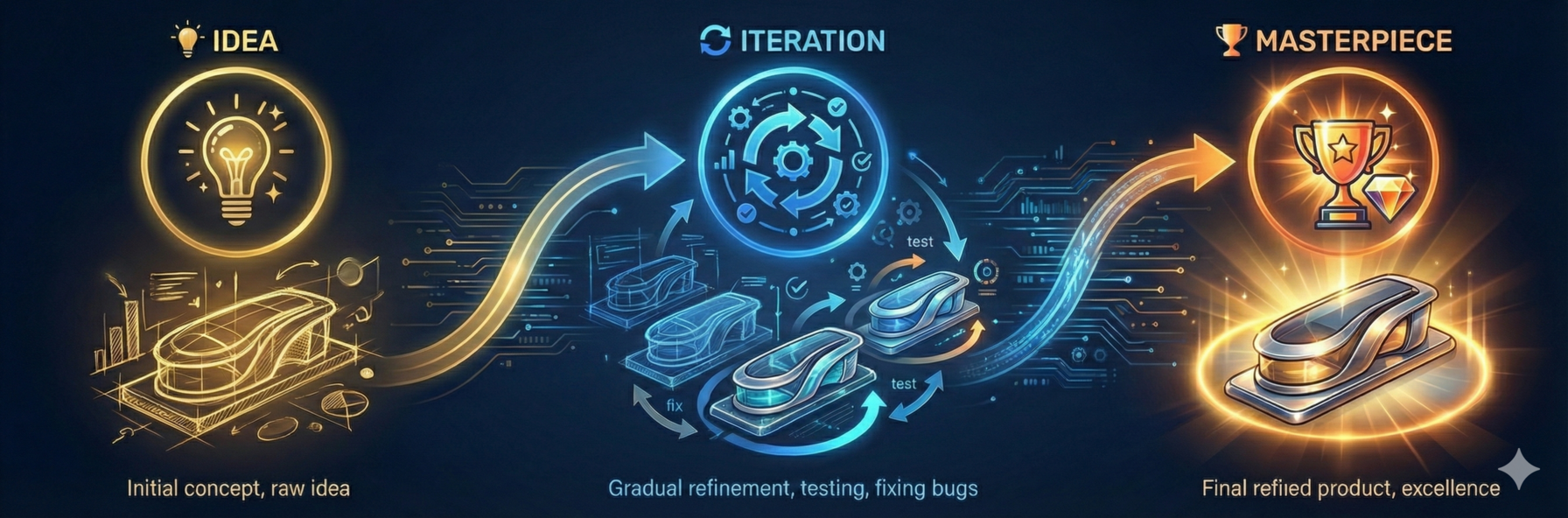 Cesta od nápadu k majstrovskému dielu cez iteráciu